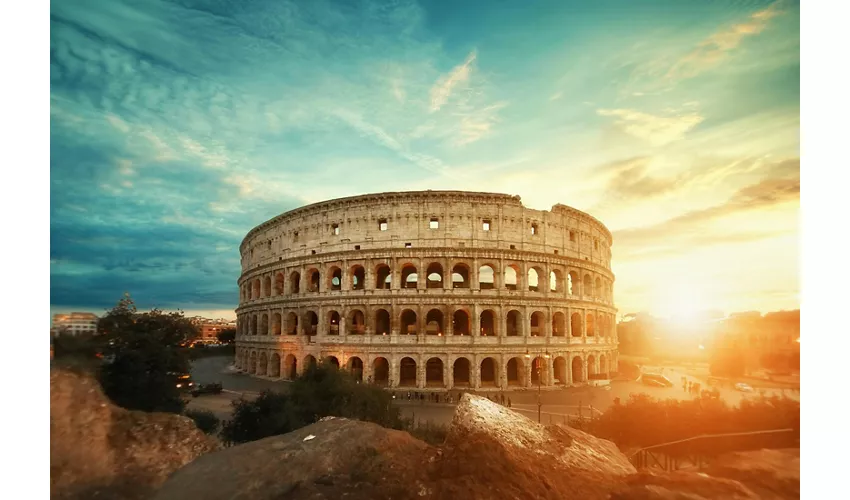 Coliseo y Cárcel Mamertina + Tour guiado en grupo pequeño