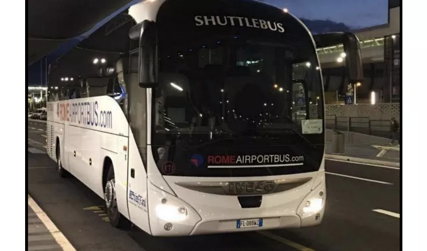 Aeroporto di Fuimicino: Trasferimento in pullman da/per Roma Termini