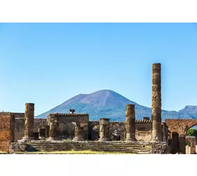 Pompei e il Vesuvio: Tour guidato da Roma + pranzo