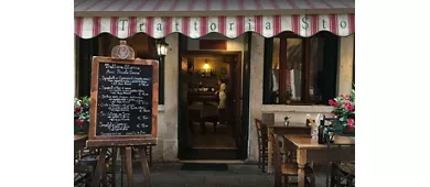 Venecia: Cena en un restaurante veneciano en el barrio de Cannaregio