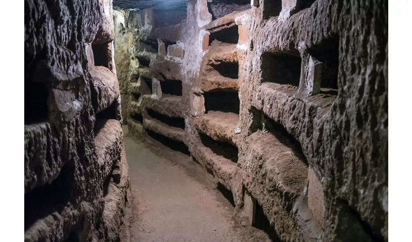 Roma: Tour guidato delle Catacombe e della Cripta dei Cappuccini + Trasferimento