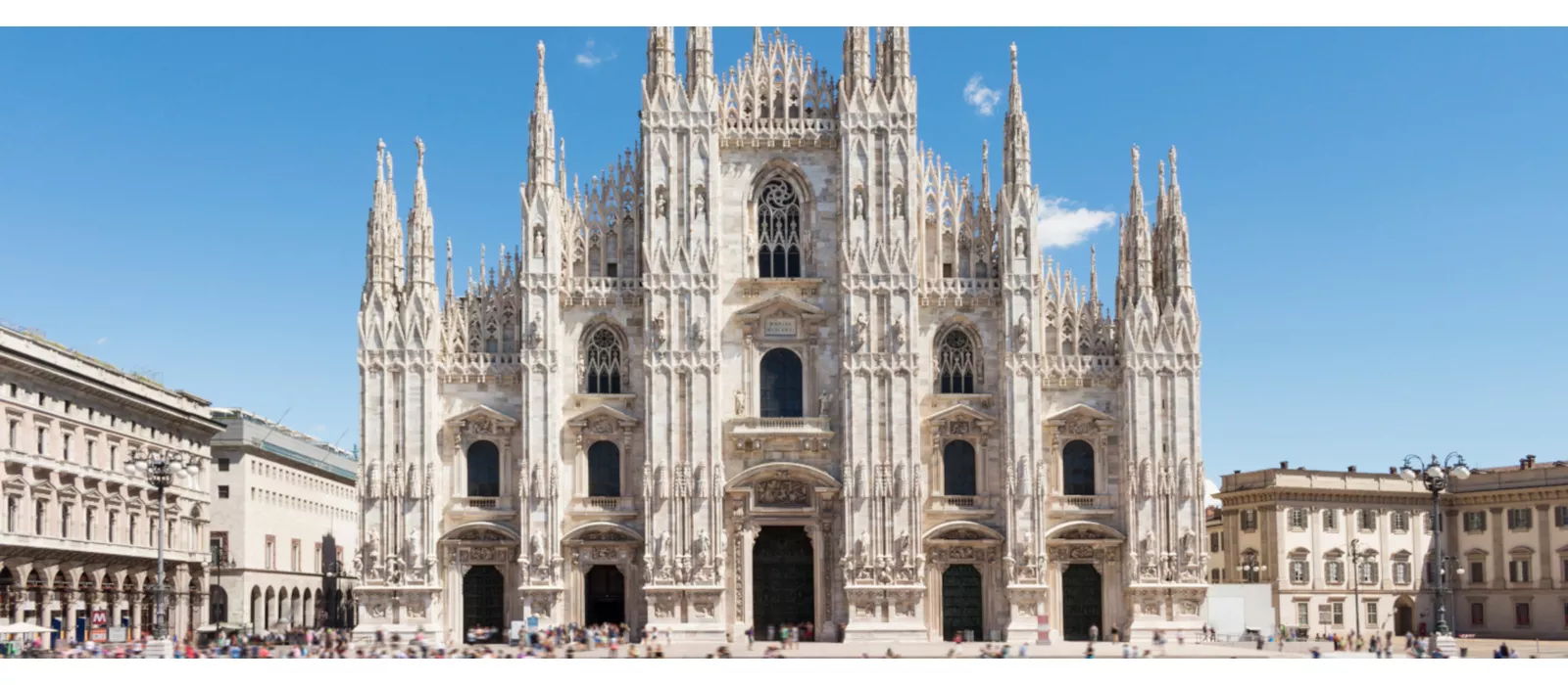 Duomo of Milan,Italy.Cathedral.Travel landmark.Piazza del Duomo.