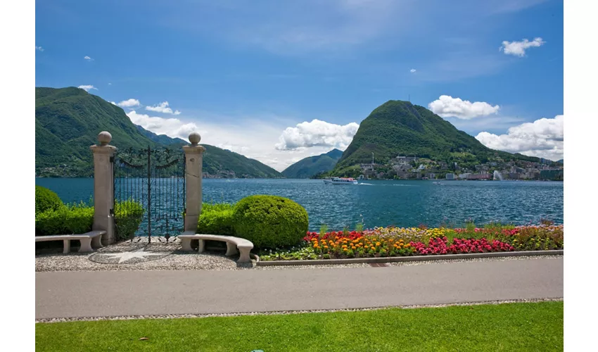 Como, Bellagio e Lugano: Tour guidato in giornata da Milano + Tour in barca