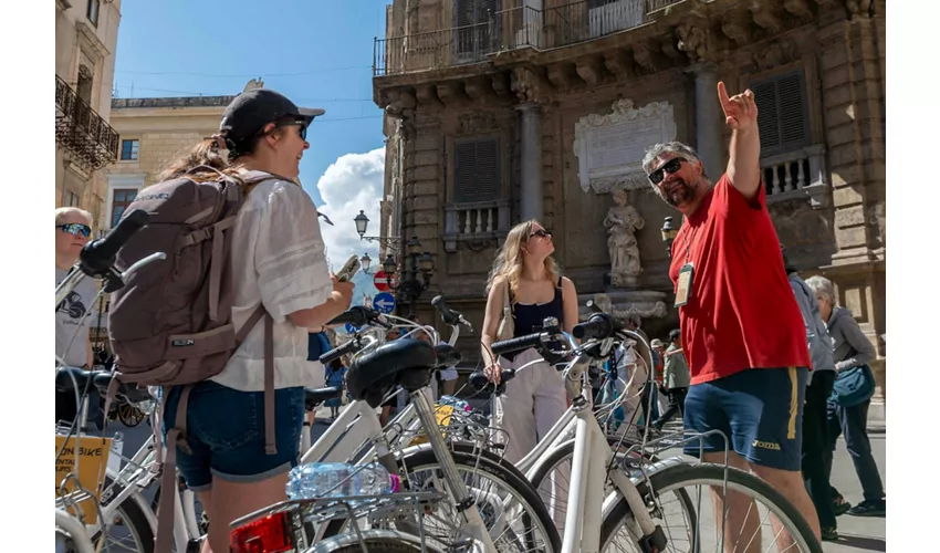 Palermo: Visita guiada de bicicleta
