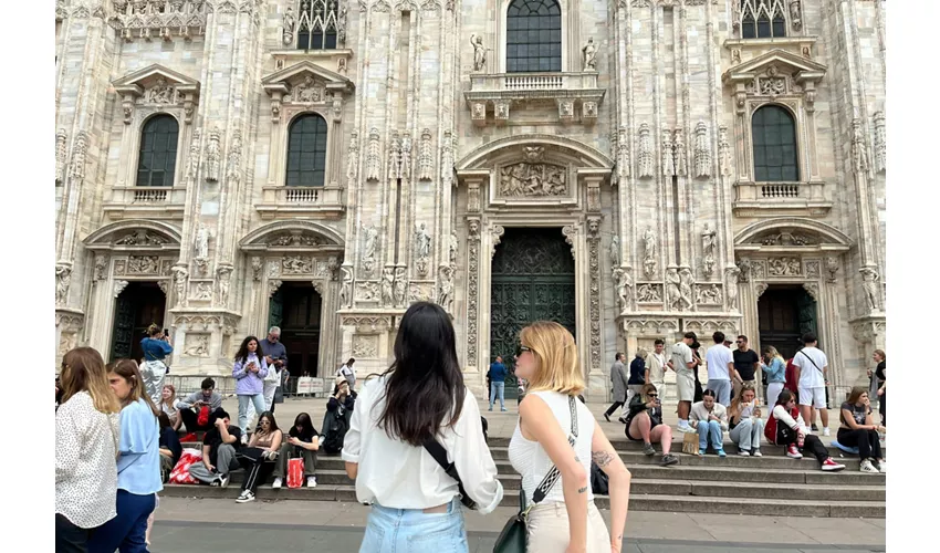 Duomo di Milano e Terrazze: Tour Guidato + Tour a Piedi di Vittorio Emanuele