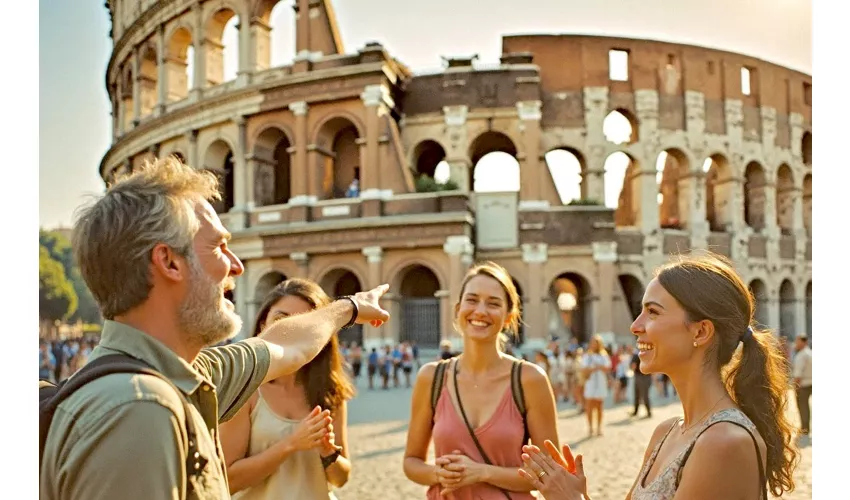 Colosseum, Roman Forum & Palatine Hill + Guided Tour