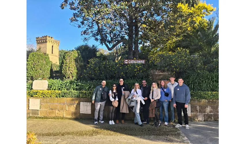 Rome : Visite guidée des catacombes et de la crypte des capucins + transfert