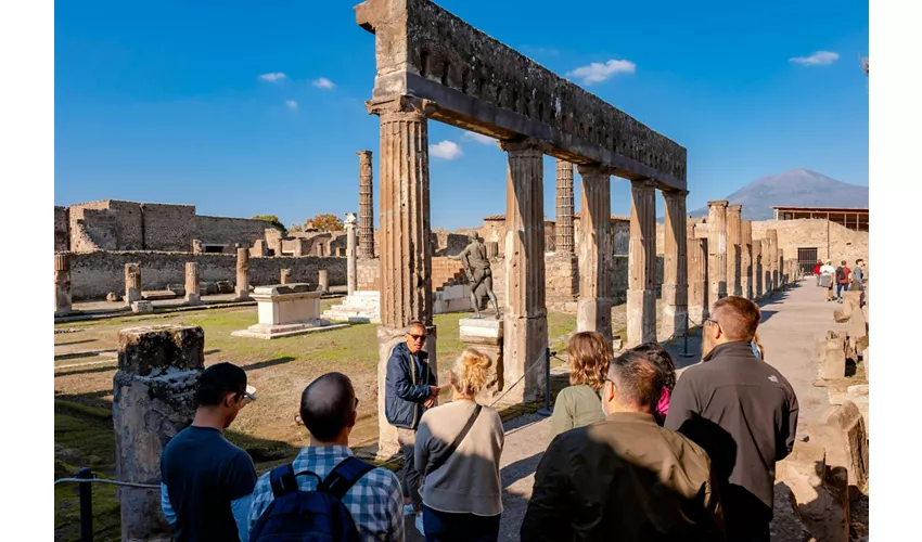 Pompei: Tour guidato per piccoli gruppi da Roma + visita di Sorrento