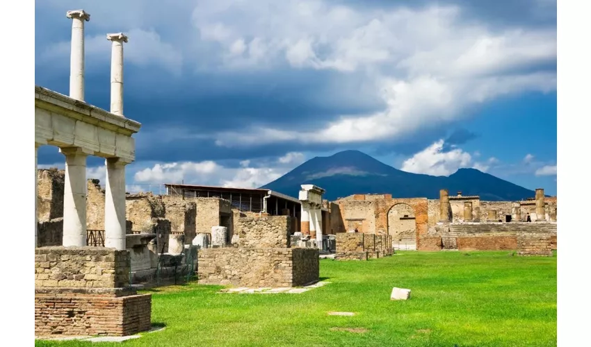 Pompei: Biglietto salta-coda + Treno ad alta velocità da Roma