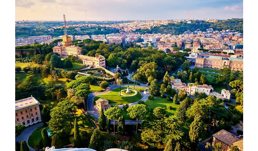 Jardines, Museos y Capilla Sixtina del Vaticano: Saltar la cola + Entradas para visitas guiadas