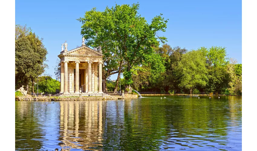 Giardini di Villa Borghese in Golf Cart