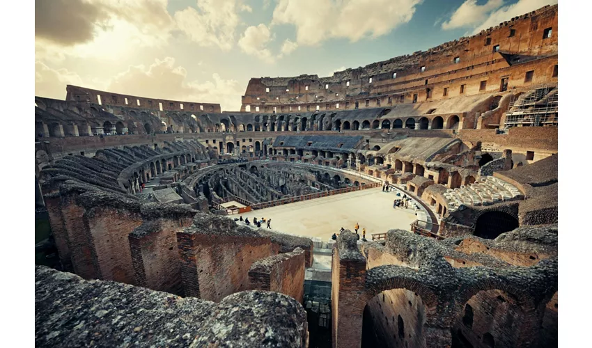 Colosseo, Foro Romano e Palatino + Tour a piedi della città