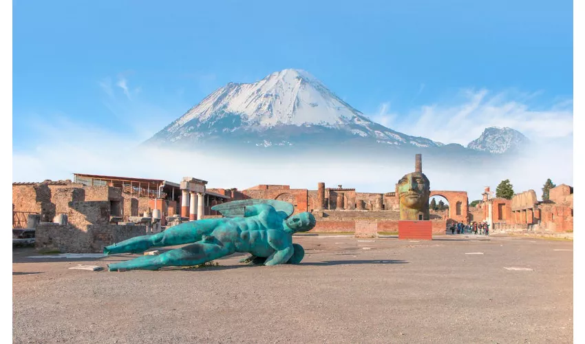 Pompei: Ingresso + Trasporto di andata e ritorno da Roma