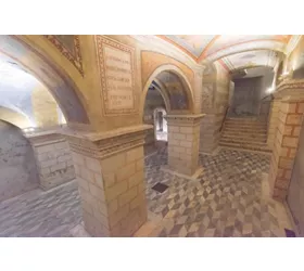 Sant'Agnese in Agone y Cripta: Entrada acompañada