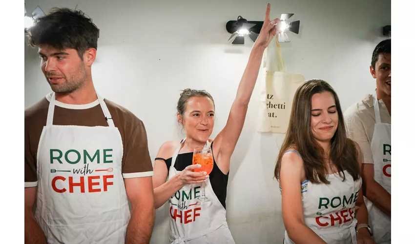 Corso di cucina "Spritz e spaghetti a Roma": pasta fresca + 3 cocktail
