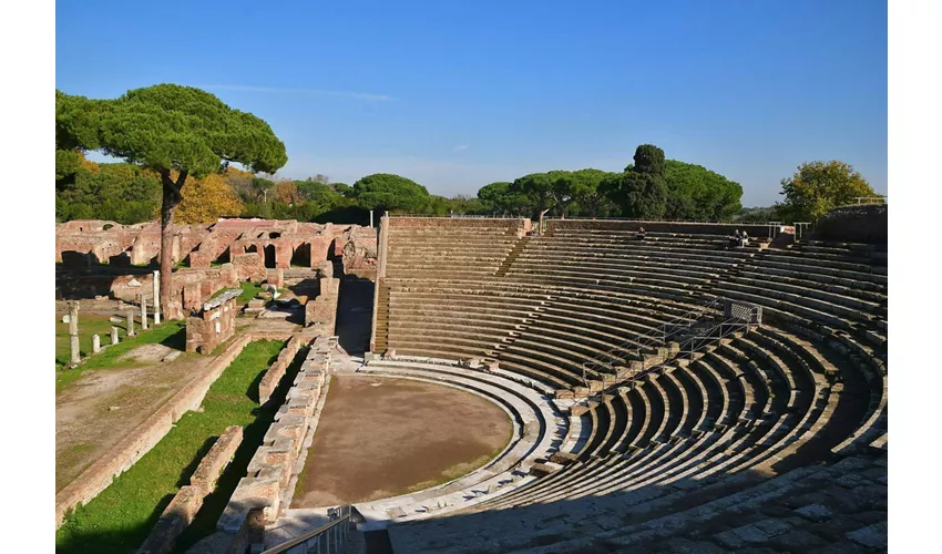 Ostia Antica Archaeological Park: Entry + One-Way Shuttle Service