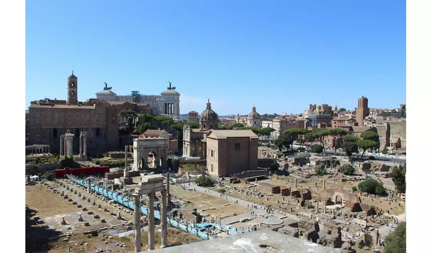 Kolosseum, Arenafläche, Forum Romanum & Palatin + Audioguide