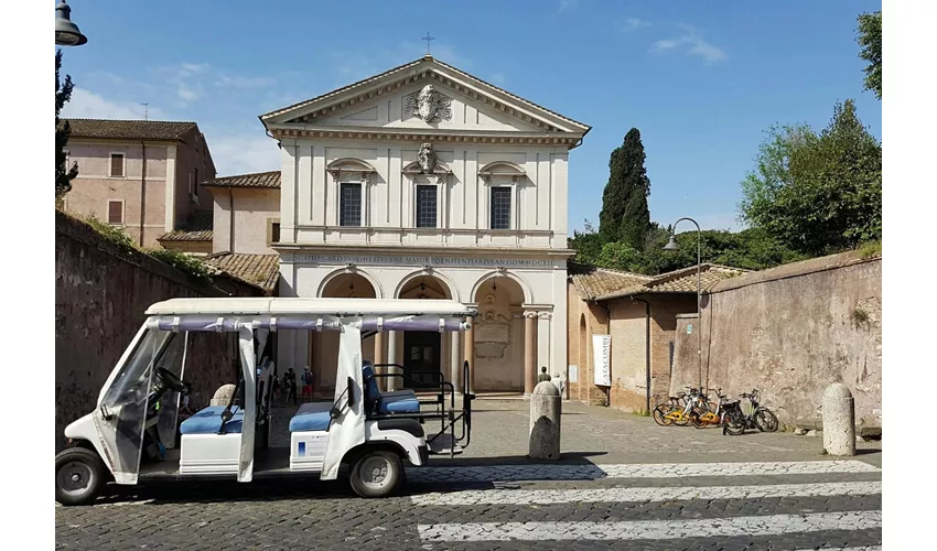 Via Appia: Tour guidato in golf cart condiviso