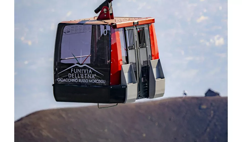 Monte Etna: Biglietto di andata e ritorno per la funivia