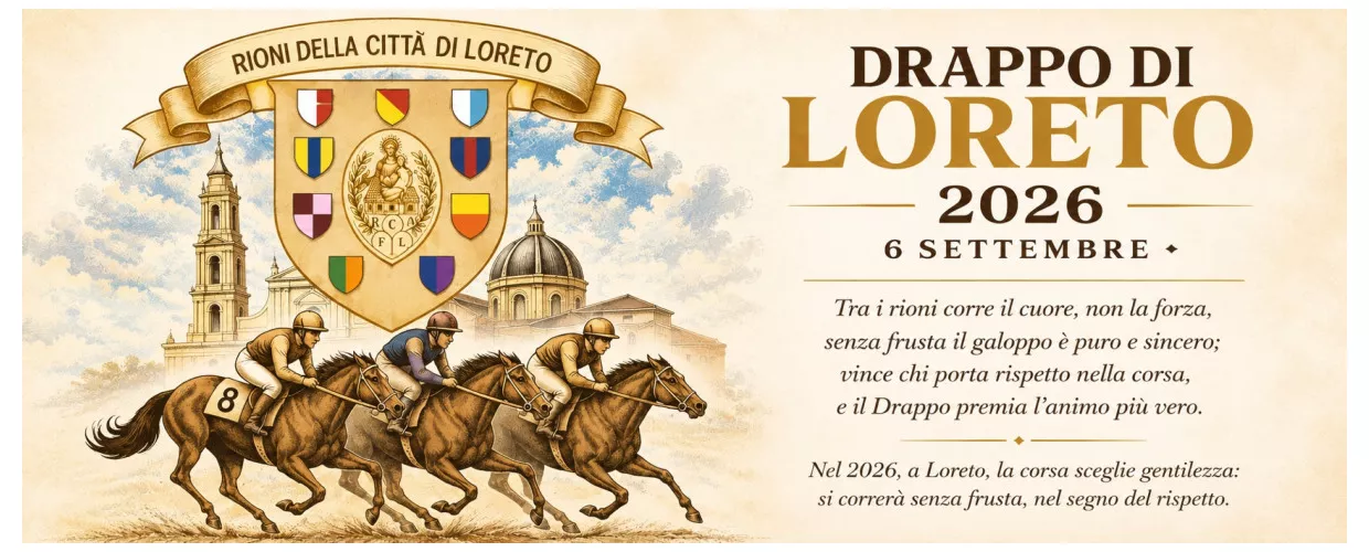 Corsa del Drappo 2026: il Palio dei Rioni di Loreto