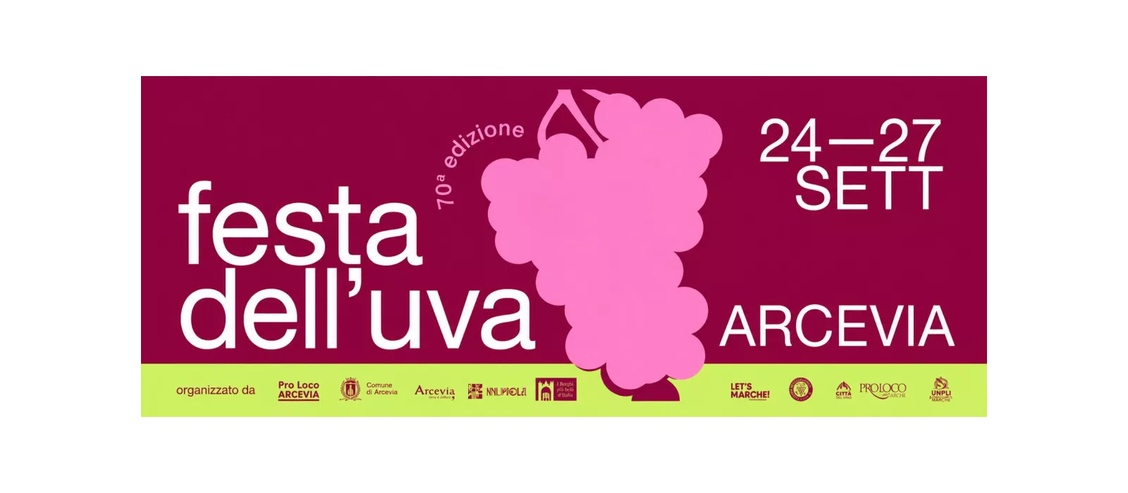 70ª edizione della Festa dell'Uva ad Arcevia