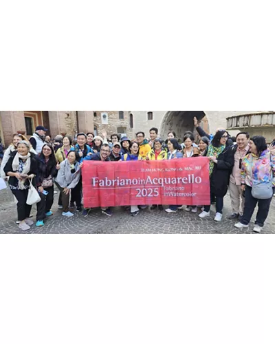 FabrianoinAcquarello 2026, die internationale Aquarellkonferenz/das internationale Aquarellfestival