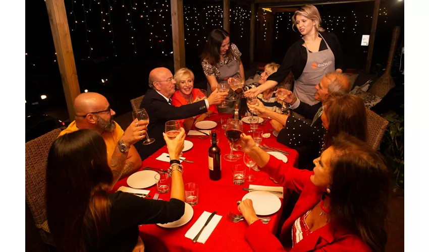 Roma: Cena italiana con vista panoramica