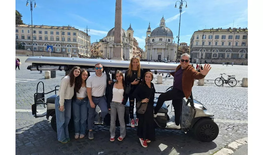 Roma: Excursión en carrito de golf