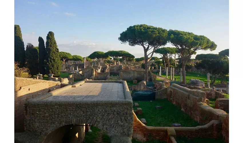 Ostia Antica Archaeological Park: Entry + One-Way Shuttle Service