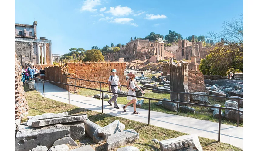 Tour guidato del Colosseo, Foro Romano e Palatino