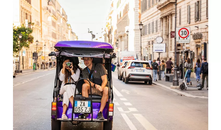 Borghese Gallery Reserved Entry with Audio Guide + Rome Private Golf Cart Tour