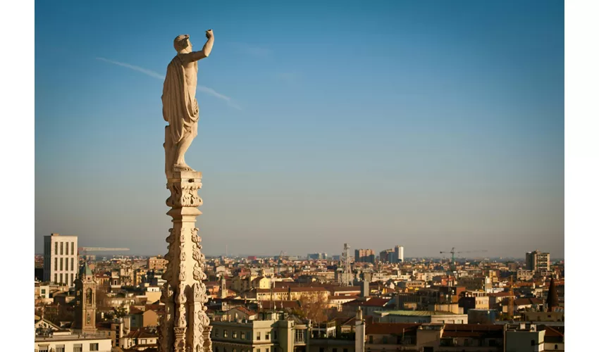 Duomo de Milán: Entrada a la azotea