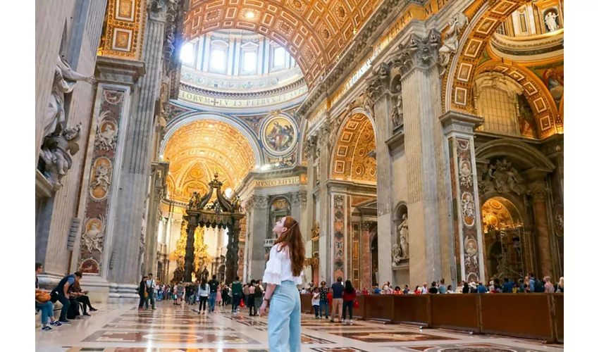 Museos Vaticanos, Capilla Sixtina y Basílica de San Pedro: Tour guiado
