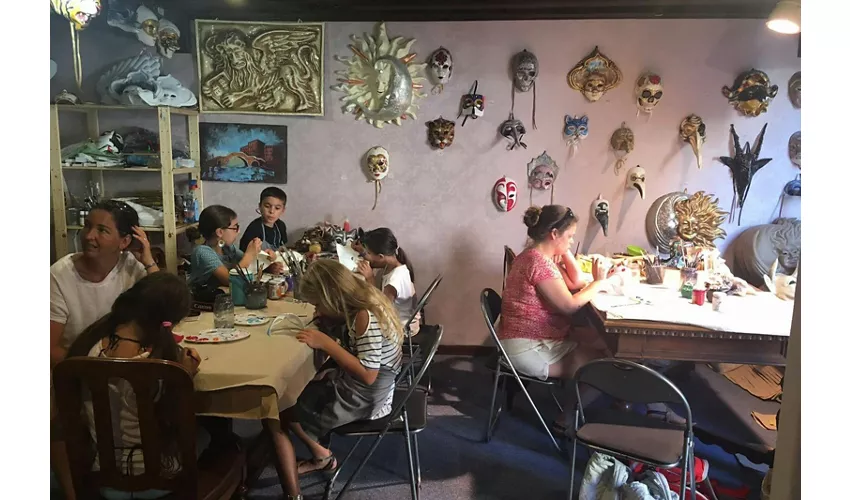 Venezia: Laboratorio di maschere di Carnevale