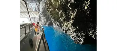 Taormina: Excursión con delfines al atardecer + Aperitivo