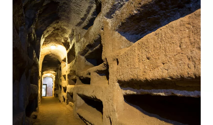 Catacombe di Roma: Biglietto d'ingresso, visita guidata + trasferimento