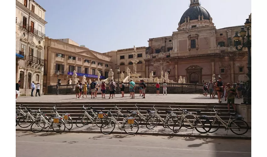 Palermo: Visita guiada en bicicleta