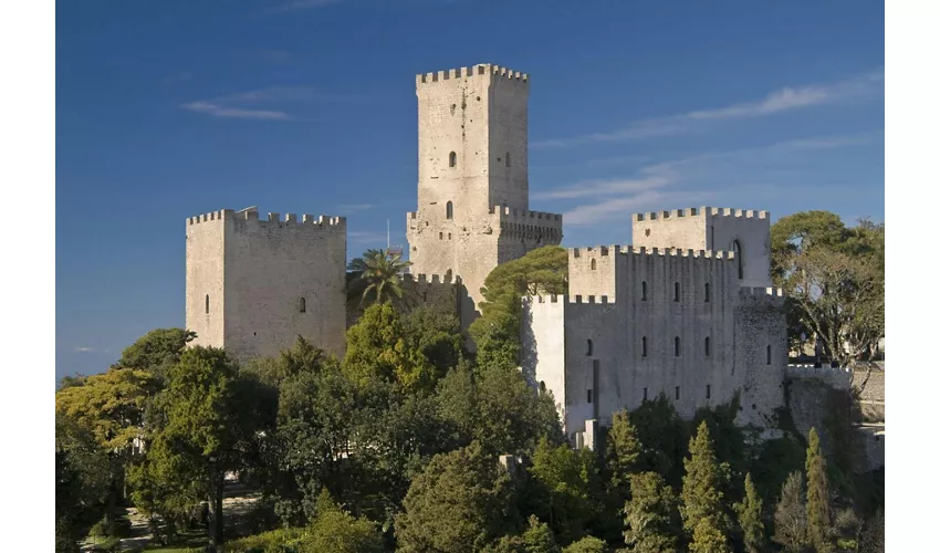 Desde Palermo: Excursión de un día a Erice + Comida siciliana + Degustación de granizados + Ruta de la Sal