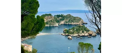 Jardines de Naxos, Taormina y Castelmola: Visita guiada + Traslados desde Catania