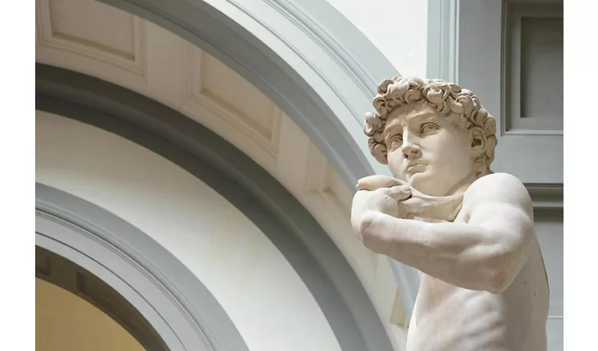 Galleria dell'Accademia e degli Uffizi: Tour guidato + viaggio di andata e ritorno da Roma