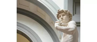 Galleria dell'Accademia e degli Uffizi: Tour guidato + viaggio di andata e ritorno da Roma