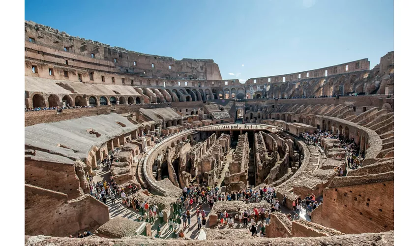Coliseo, Arena, Foro Romano y monte Palatino + Tour guiado
