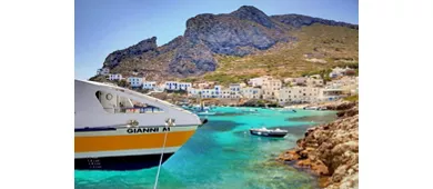 Islas Eolias: Ferry de ida de Filicudi a Lípari