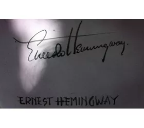 Alassio: la firma di Ernest Hemingway sul celebre “Muretto”