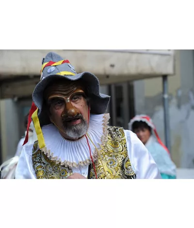 Giangurgolo, the Calabrian Carnival costume with mask
