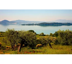 O Lago Trasimeno como nunca o viu