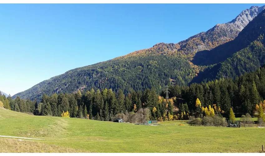 panorama montagne nei pressi di Vermiglio
