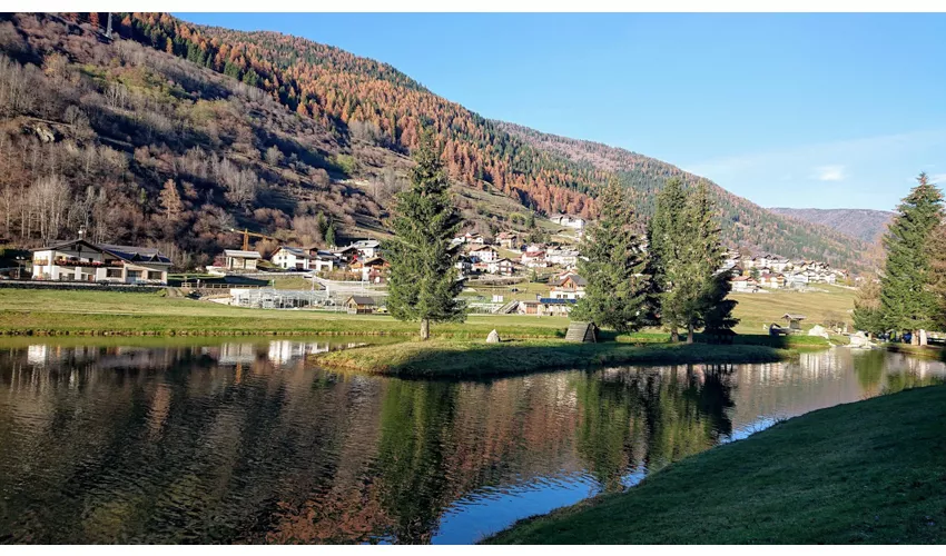 Vista Vermiglio dal torrente Vermigliana