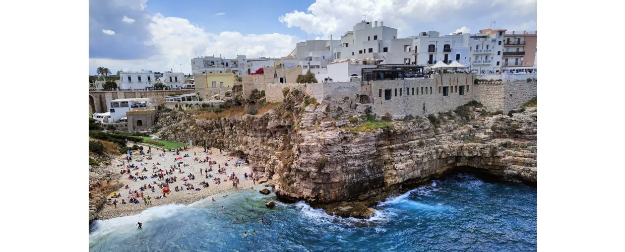 The historic centre of Polignano a Mare