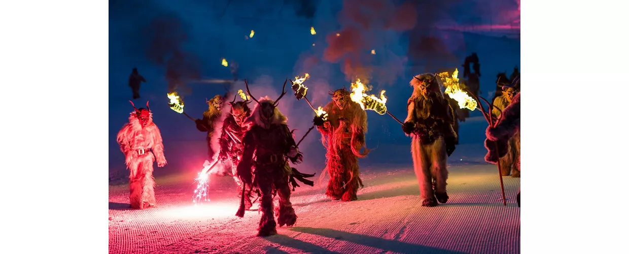 Saint Nicholas and the Krampus in Tarvisio
